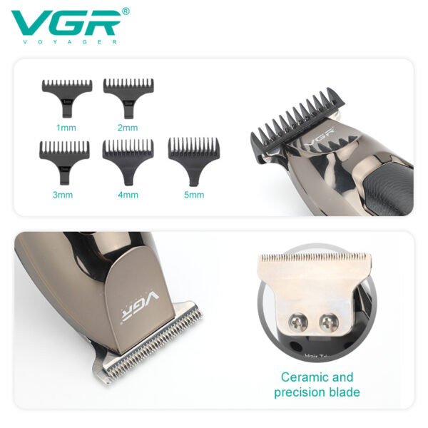 Máquina de cortar e aparar cabelo e barba VGR V-030 - Imagem 4