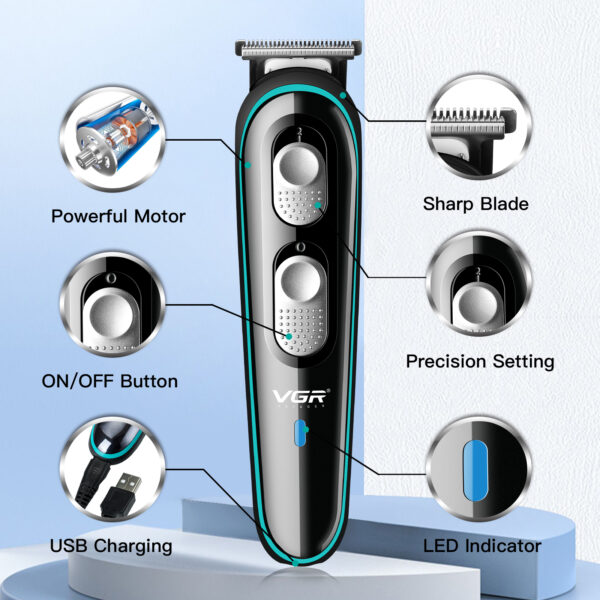 Máquina de cortar e aparar cabelo VGR V-055 - Imagem 3