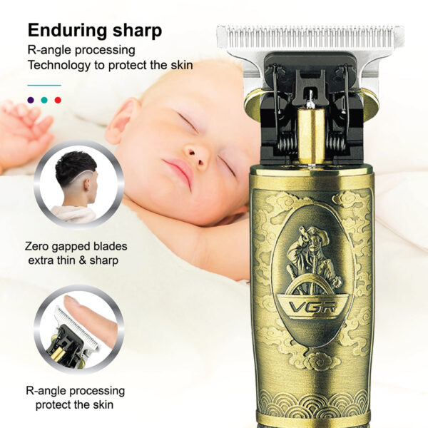 Máquina de cortar e aparar cabelo e barba VGR V-081 - Imagem 3