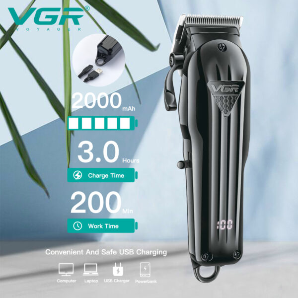 Máquina de cortar cabelo elétrico VGR V-282 - Imagem 6