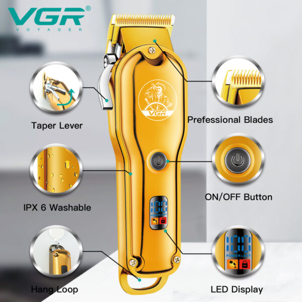 Máquina de cortar cabelo VGR V-650 - Imagem 5