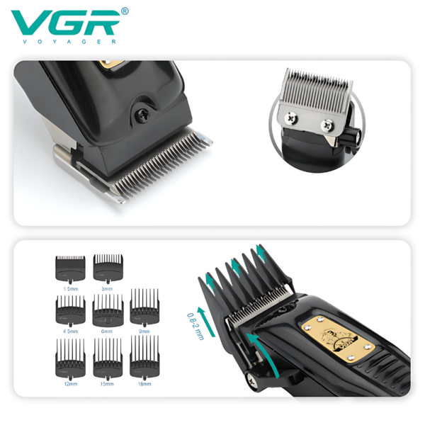 Máquina de cortar cabelo VGR V-651 - Imagem 4
