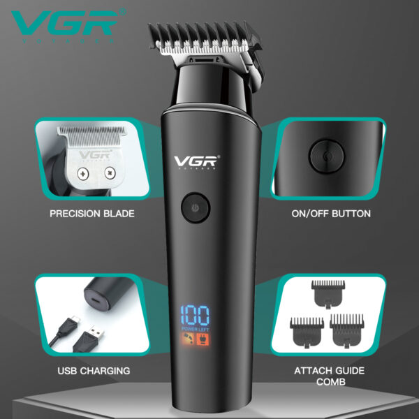 Máquina de cortar cabelo VGR V-937 - Imagem 4