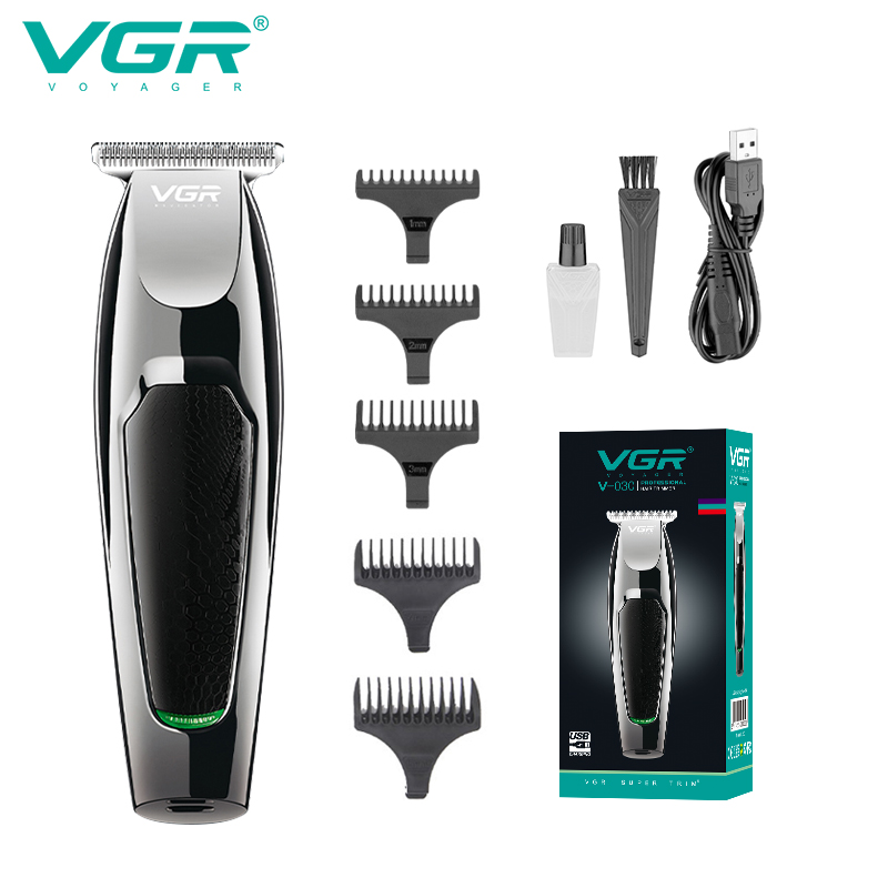 Máquina de cortar e aparar cabelo e barba VGR V-030