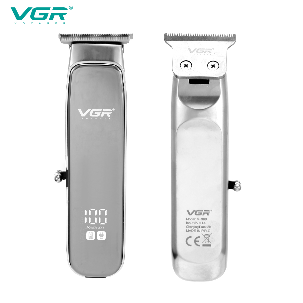 Máquina de cortar cabelo Digital VGR V-909