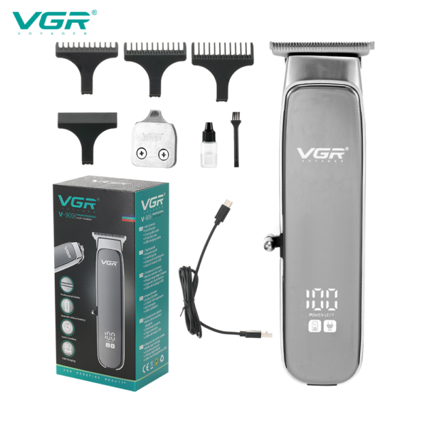 Máquina de cortar cabelo Digital VGR V-909 - Imagem 4